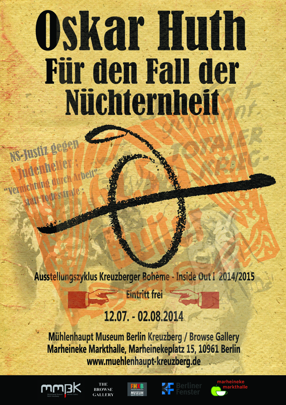 Poster Oskar Huth Ausstellung
