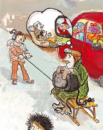 Vio Mütter Winterdienst Zeichnung